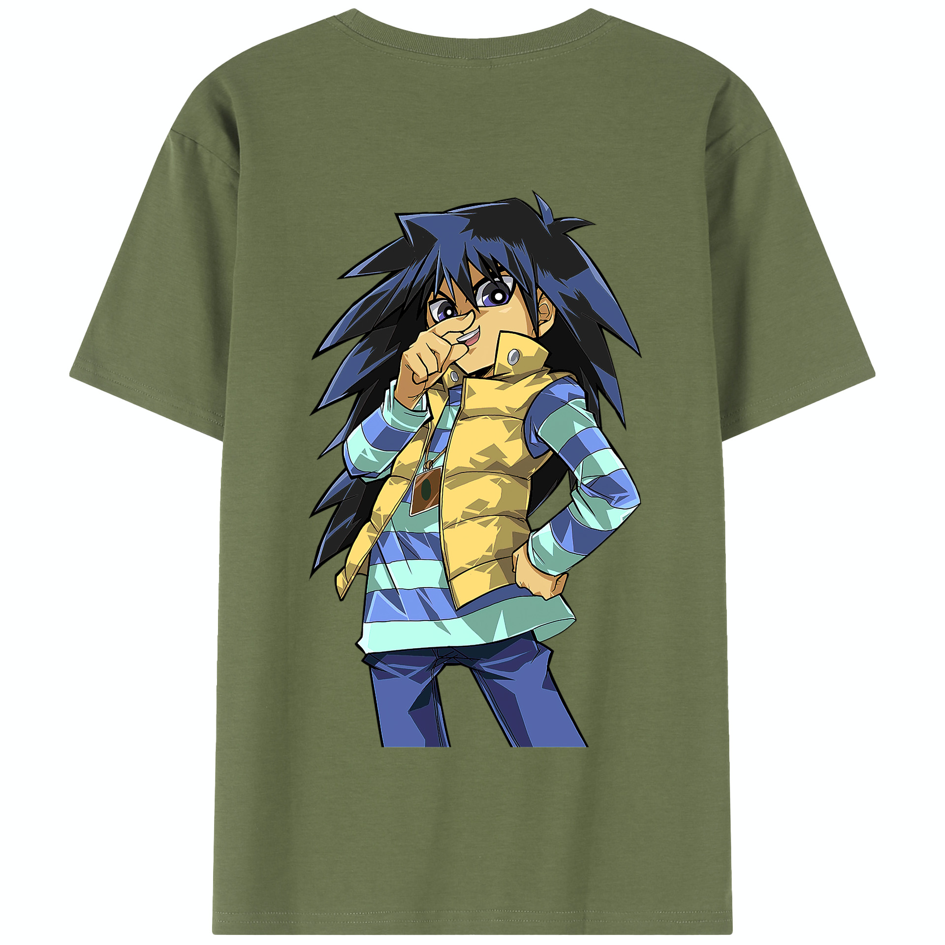 遊☆戯☆王 Yu-Gi-Oh! 綿100％半袖Tシャツ（背面プリント）